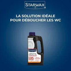 Déboucheur spécial WC avec javel Starwax 1L