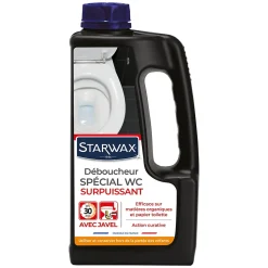 Déboucheur spécial WC avec javel Starwax 1L
