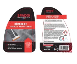 Décapant laitance et voile de ciment Spado professionnel 500ml