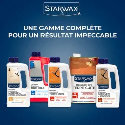Décapant sans rinçage avant rénovation sols intérieurs Starwax 1L