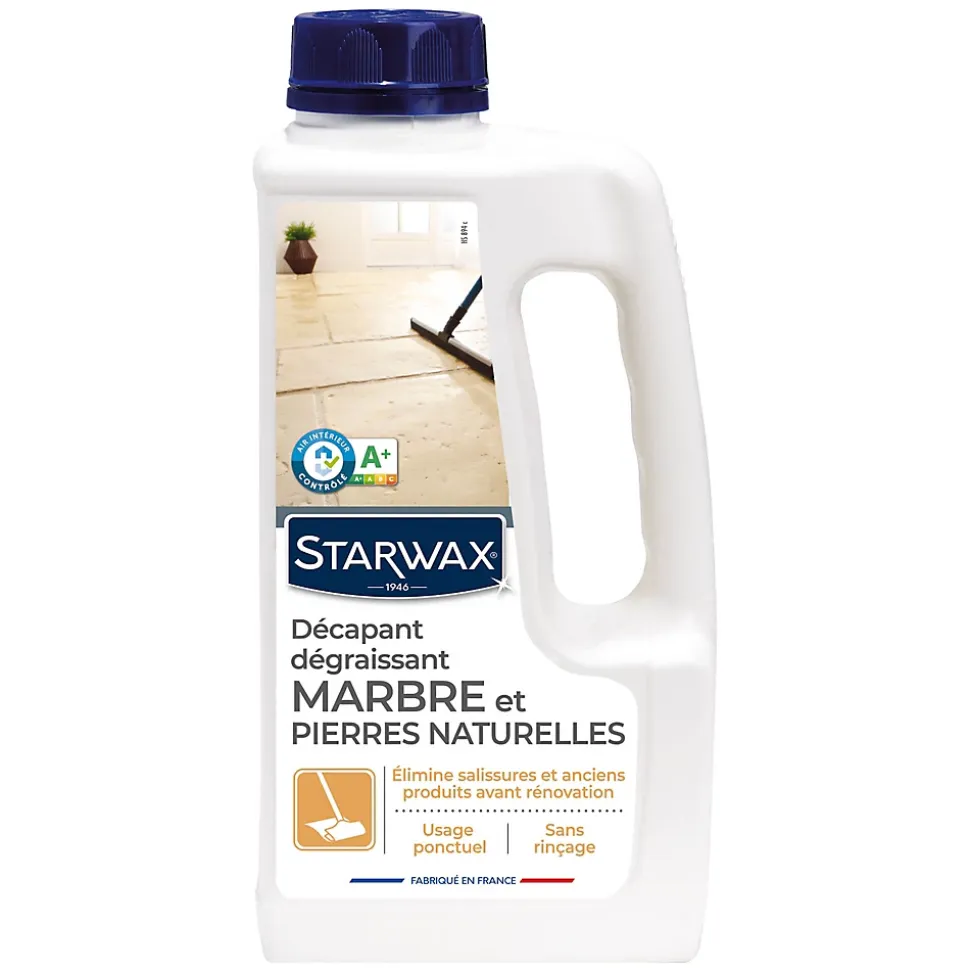 Décapant sans rinçage marbre et pierres naturelles Starwax 1L