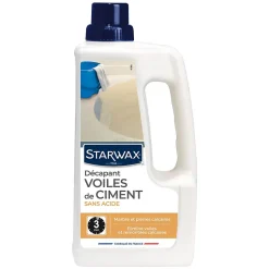 Décapant voiles de ciment marbre et pierres naturelles Starwax 1L
