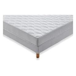 DEKO DREAM AIRFLEX Ensemble Matelas 140x190 cm + Sommier - Mousse - AIRFLEX