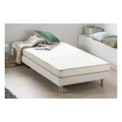 DEKODREAM Matelas mousse 90 x 190 cm - Confort ferme - Epaisseur 12 cm - KIETOA