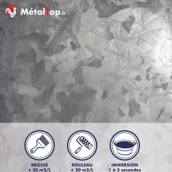 Derochant Galva Aluminium Chrome Béton - 1 L - Métaltop