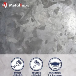 Derochant Galva Aluminium Chrome Béton - 20 L - Métaltop