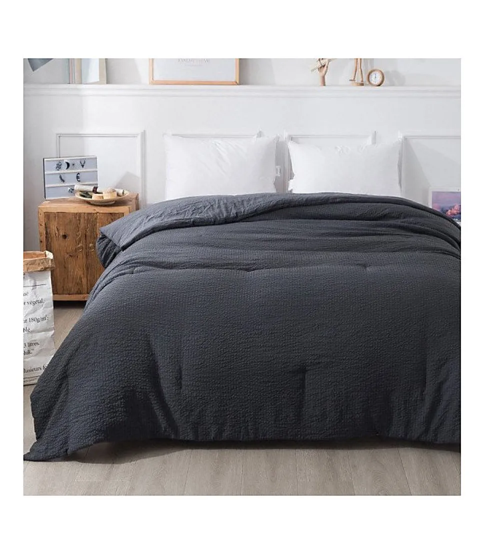 Dessus de lit Century - 250x260cm - Gris anthracite