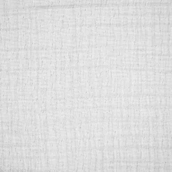 Dessus de lit frange 270x250 cm BREHAT 100% gaze de coton blanc