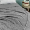 Dessus de lit gaze de coton (180x250 cm - Gris béton)