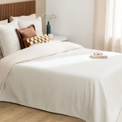 Dessus de lit Lilou ivoire 260x240cm - Atmosphera