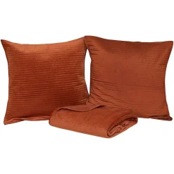 Dessus de lit Lilou terracotta 260x240cm - Atmosphera