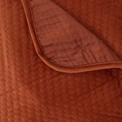 Dessus de lit Lilou terracotta 260x240cm - Atmosphera