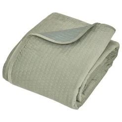 Dessus de lit Lilou vert céladon 260x240cm - Atmosphera