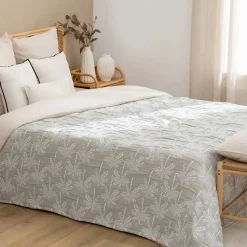 Dessus de lit Nuvia vert céladon 260x240cm - Atmosphera