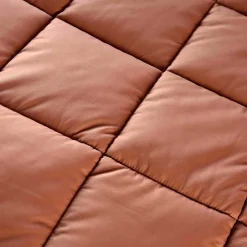 Dessus de lit polyester microfibre 260x240 cm LAZY orange ocre