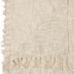 Dessus de lit Slub tufté 240x260 coton