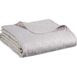 Dessus de lit 240x260 + 2 taies Arabesque lin