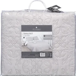 Dessus de lit 240x260 + 2 taies Arabesque lin