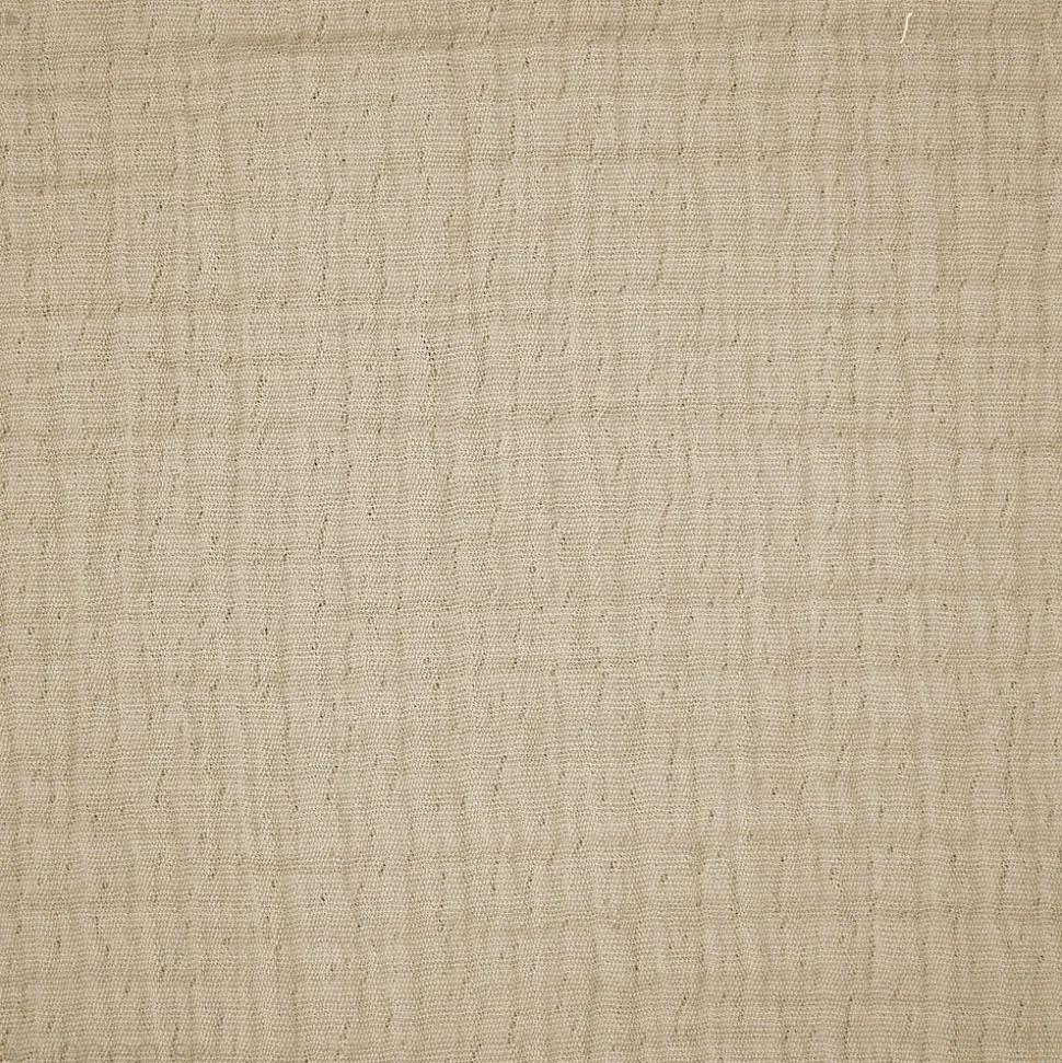 Dessus de lit 230x250 cm BREHAT 100% gaze de coton marron galet