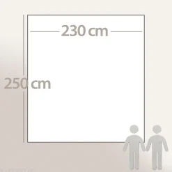 Dessus de lit 230x250 cm en coton lavé SEVILLE blanc latte