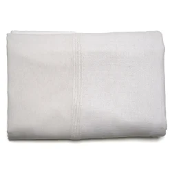 Dessus de lit ZAGORA pur coton 250 g/m² 260x240 cm blanc neige