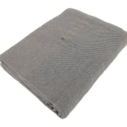 Dessus de lit ZAGORA pur coton 250 g/m² 180x240 cm beige lin