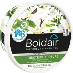 Destructeur d'odeurs thé blanc vanille Boldair 300g