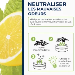 Destructeur d'odeurs verveine citronnée 300g Starwax