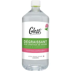 Dégraissant cristaux de soude sols et surfaces 1L