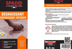 Dégraissant décrassant intensif senteur jardin d'agrumes Spado professionnel 1L