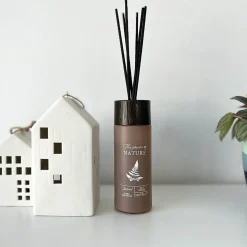 Diffuseur de Parfum avec 6 Bâtonnets d'Essence en Bois Vieilli Idées Cadeaux