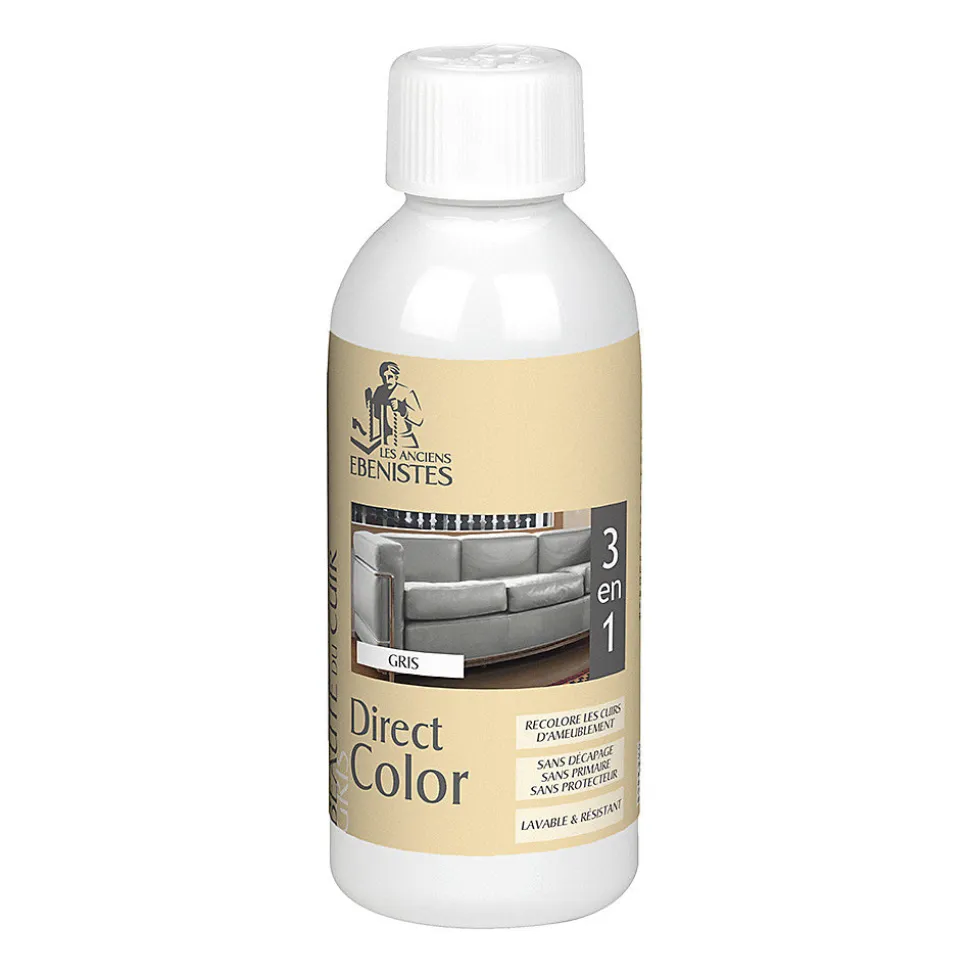 DIRECT COLOR - Recolore le cuir - 250ML GRIS - Les anciens ébénistes