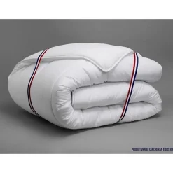 DODO Couette tempérée 300gr/m² anti-acarians VICTORIA 240x260 cm blanc