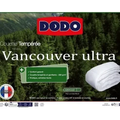 DODO Couette tempérée Vancouver - 220 x 240 cm - Blanc