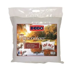DODO Lot de 2 Oreillers VANCOUVER 60x60cm