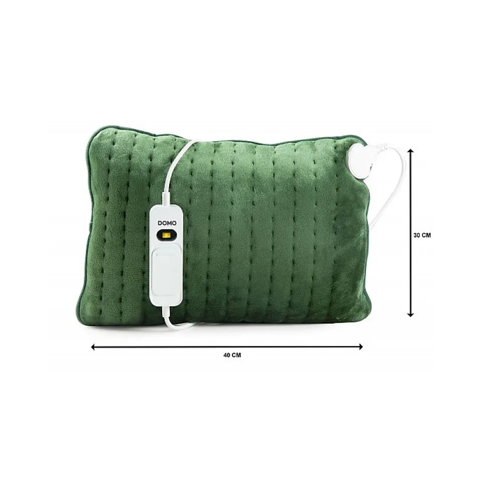 Domo - Coussin chauffant DO638K - Plusieurs niveaux de chaleur - Ergonomique - Facile a nettoyer