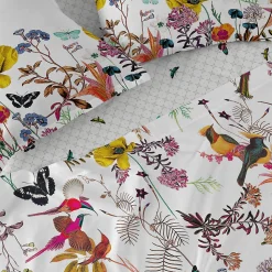 Drap Birds of paradise 100% Coton Happyfriday