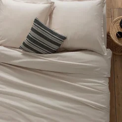 Drap en coton - lin 240x290 cm - Atmosphera