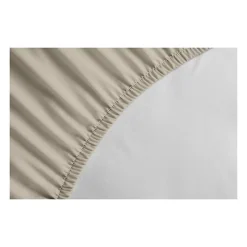 Drap housse - 100% coton - 90 x 190 + Bonnet 25 cm - LOVELY HOME