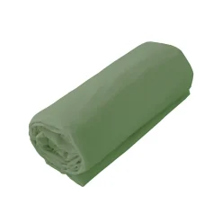 Drap housse 100% coton biologique - bonnet 30 cm (140x190 cm - Vert)