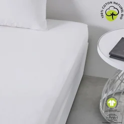 Drap housse 2 places - 100% coton BIO