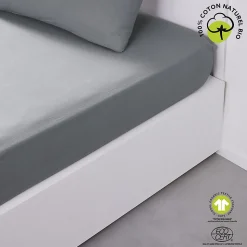 Drap housse 2 places - 100% coton BIO