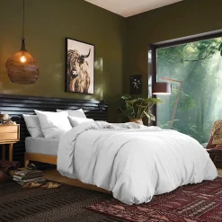 Drap housse 90 x 190 cm bonnet 30 cm 