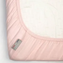 Drap housse berceau en gaze de coton à carreaux