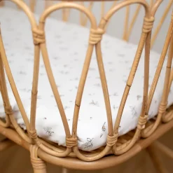 Drap housse berceau en gaze de coton Melody