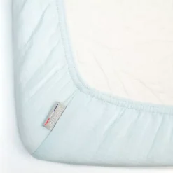 Drap housse berceau en gaze de coton à carreaux