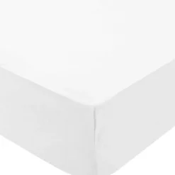 Drap housse bio bébé (40x80 cm - Blanc)