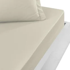 Drap housse bonnet 40 cm en percale coton PLUSFicelle 140x190 cm SOFT PERCALE