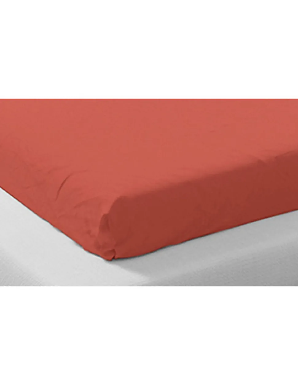 Drap Housse coton Biologique Safran - 160x200cm