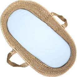 Drap housse couffin en double gaze à carreaux